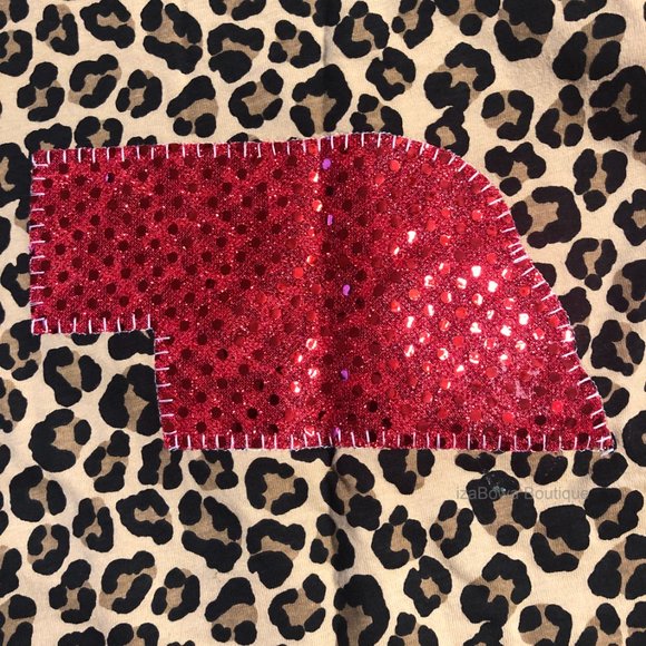 ❤️HOST PICK❤️ Cheetah Dress w/ Polka Sequin Nebraska Dress - Picture 4 of 4